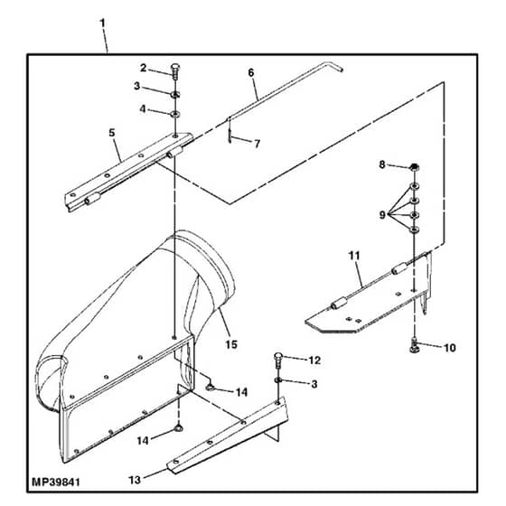 John Deere X750 - PC11848 - Lighting System - ST551501