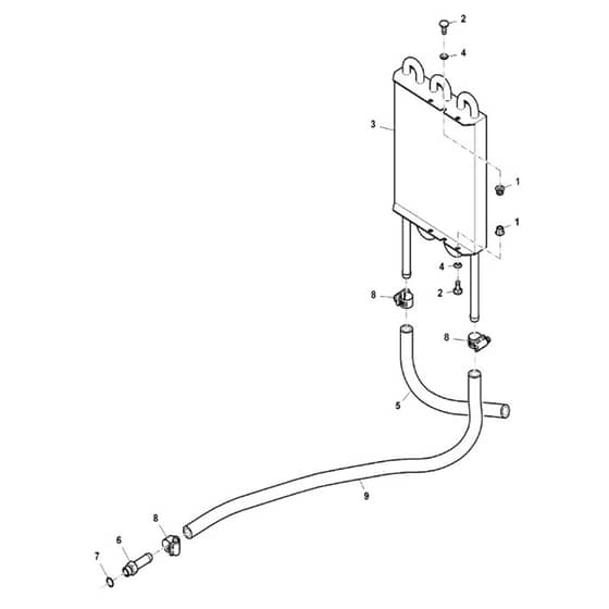 John Deere X750 - PC11848 - Cooling System - ST740781