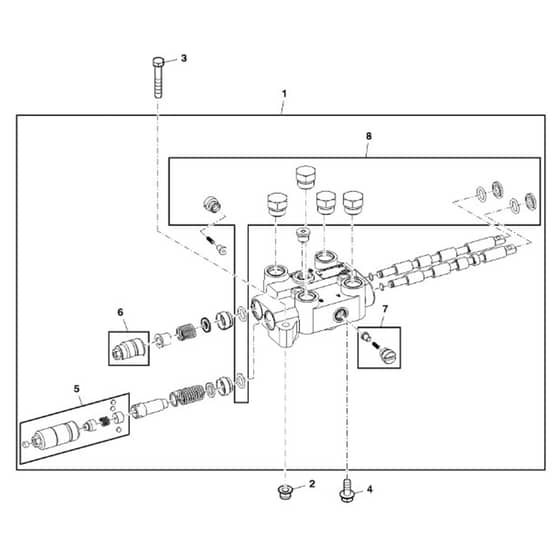 John Deere X750 - PC11848 - Selective Control - ST744169