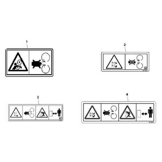 John Deere X750 - PC11848 - Labels - ST747240