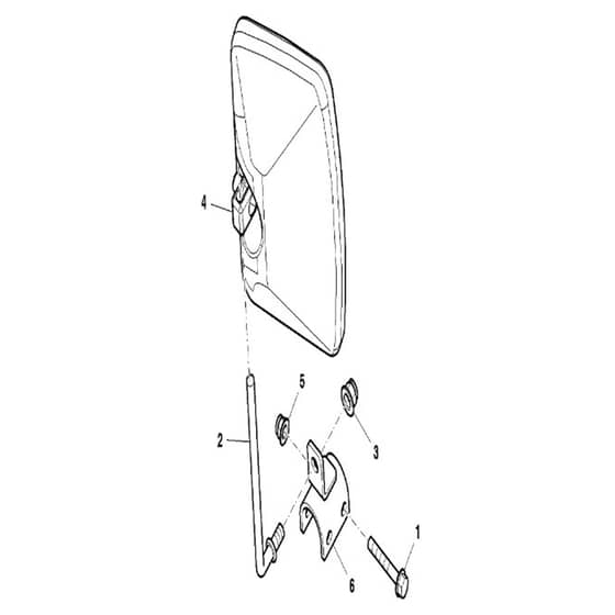 John Deere X750 - PC11848 - Rear View - ST747557