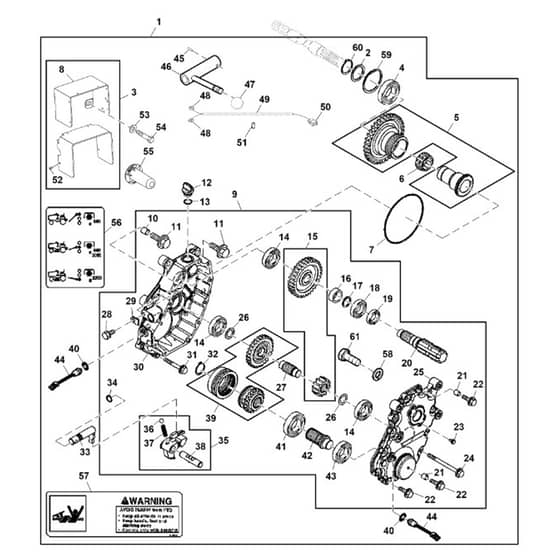John Deere X750 - PC11848 - Power-Takeoff Kit - ST858901