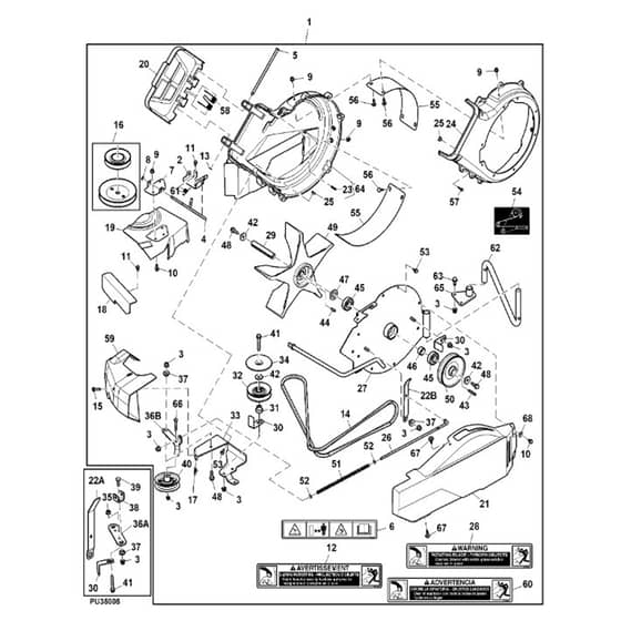 John Deere X750 - PC11848 - Powerflow - ST865116