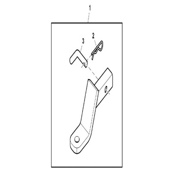 John Deere X750 - PC11848 - Drawbar Kit - ST906125