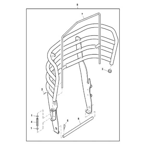 John Deere X750 - PC11848 - Front Brush - ST906492