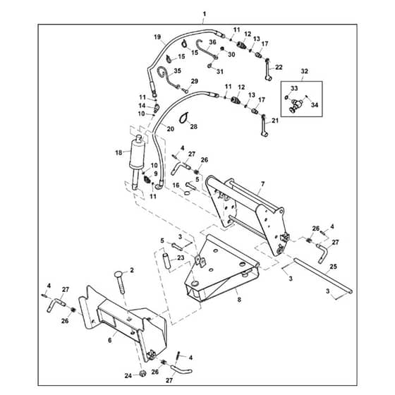 John Deere X750 - PC11848 - Front Quick - ST918000