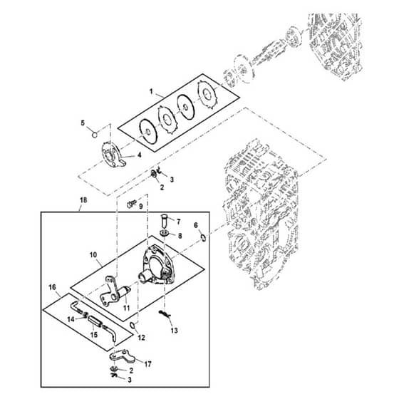 John Deere X754 - PC11849 - Disk Brake - ST1040166