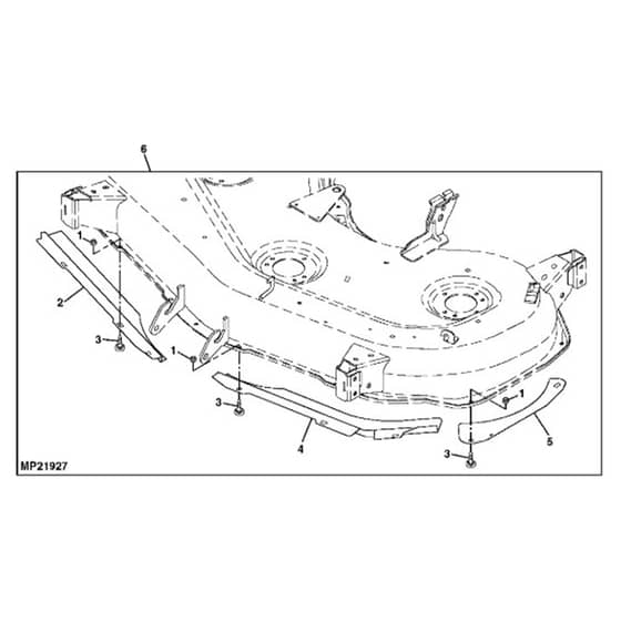 John Deere X754 - PC11849 - Leaf Kit - ST594364