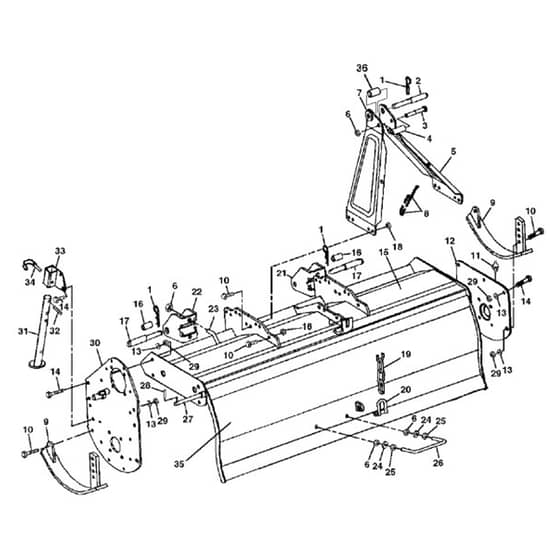 John Deere X754 - PC11849 - Housing - ST603884