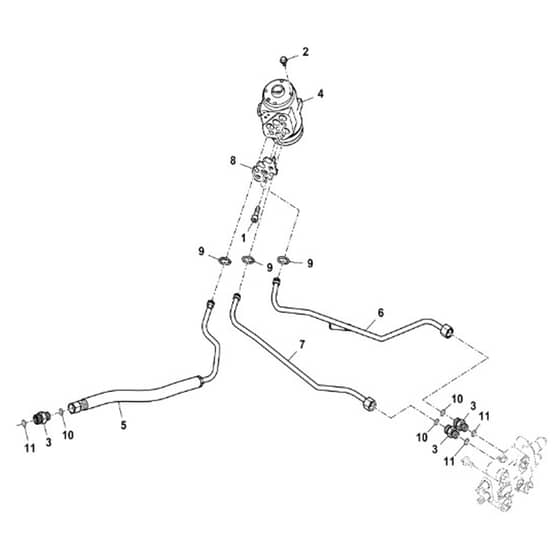 John Deere X754 - PC11849 - Power Steering - ST740778