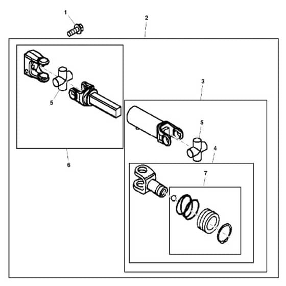 John Deere X754 - PC11849 - Universal Drive - ST747261