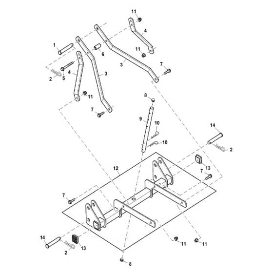 John Deere X754 - PC11849 - Lift Arm - ST905053