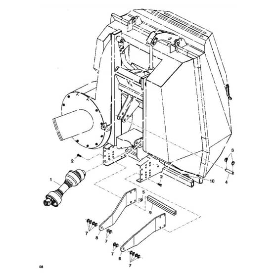 John Deere X754 - PC11849 - Drive Shaft - ST924664