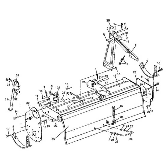 John Deere X758 - PC11850 - Housing - ST603884