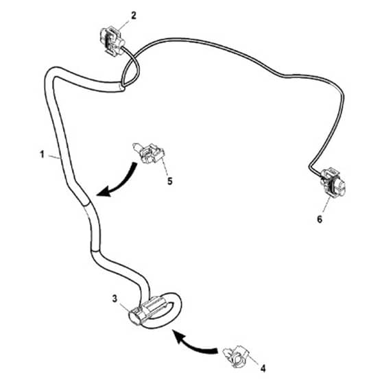John Deere X758 - PC11850 - Headlight Wiring - ST746983