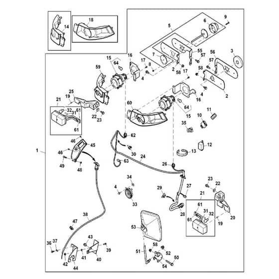 John Deere X758 - PC11850 - Light Kit - ST747629