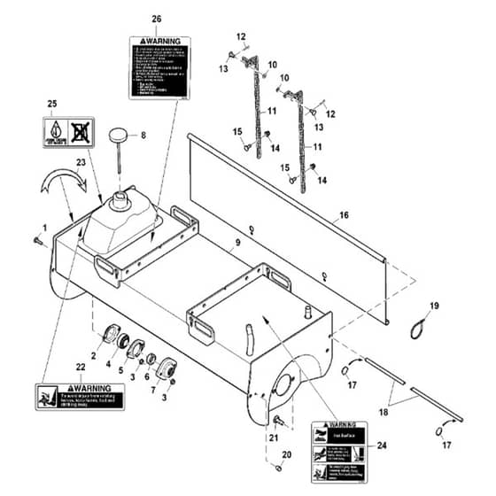John Deere X758 - PC11850 - Housing - ST905054
