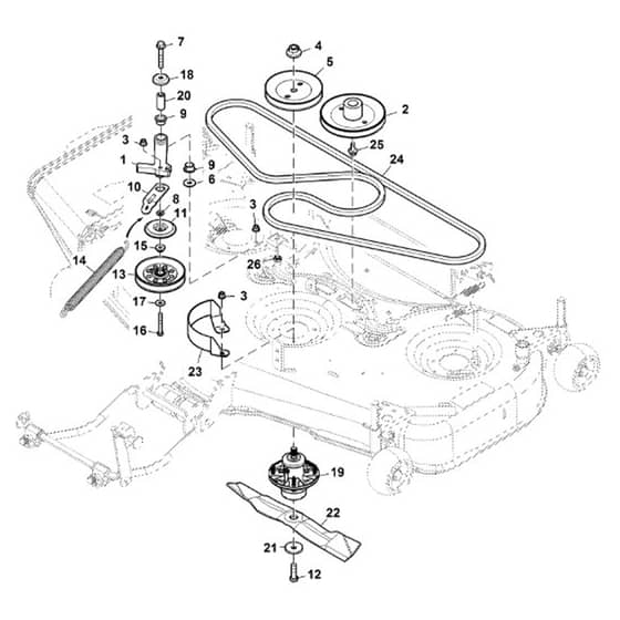 John Deere X940 - PC13377 - Belt Drive - ST905757