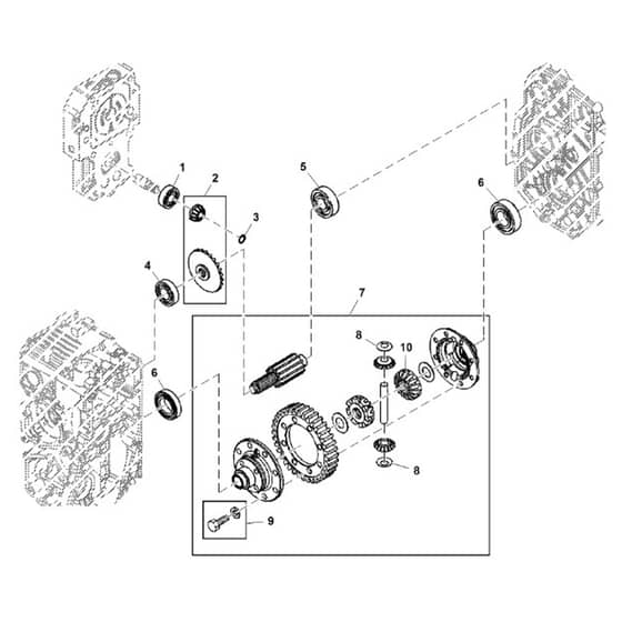 John Deere X940 - PC13377 - Differential - ST906862