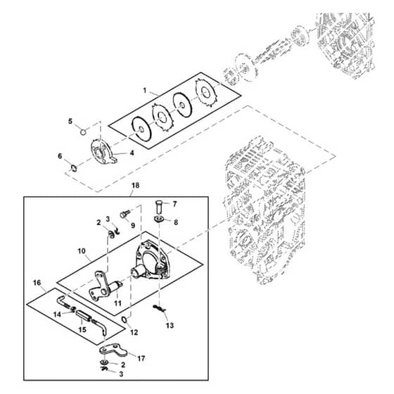 John Deere X940 - PC13377 - Disk Brake - ST906885