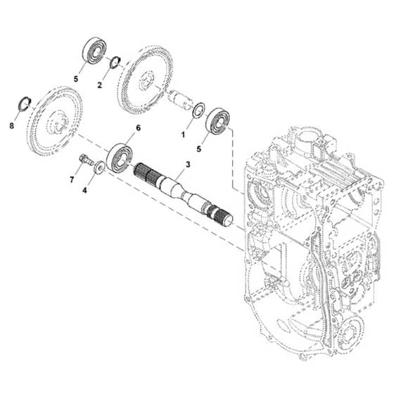 John Deere X940 - PC13377 - Pto Shaft - ST906907