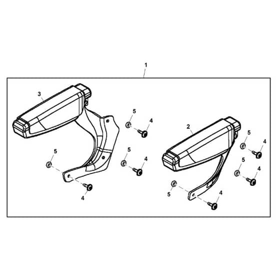 John Deere X948 - PC13378 - Adjustable Armrest - ST900665