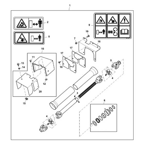 John Deere X948 - PC13378 - Broom Drive - ST905606
