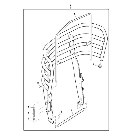 John Deere X948 - PC13378 - Front Brush - ST906492