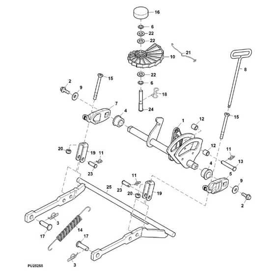 John Deere X949 - PC13379 - Mower Depth - ST907369