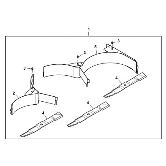 John Deere X949 - PC13379 - Mulching Attachment - ST928804