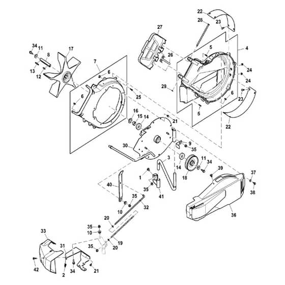 John Deere X949 - PC13379 - Attachment (2/3) (070001 - ) - ST943875
