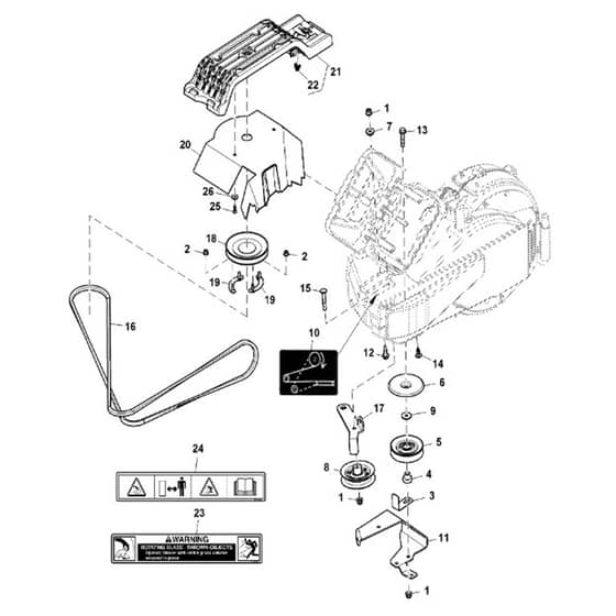John Deere X949 - PC13379 - Attachment (3/3) (070001 - ) - ST943929