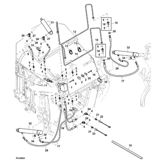 John Deere X950R - PC11965 - Hydraulics - ST765528