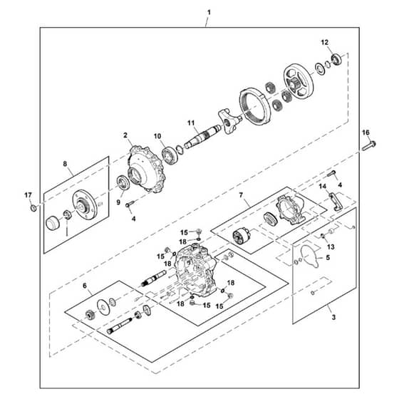 John Deere X950R - PC11965 - Motor - ST766241