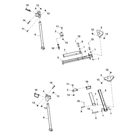 John Deere X950R - PC11965 - Parking Stand - ST766357