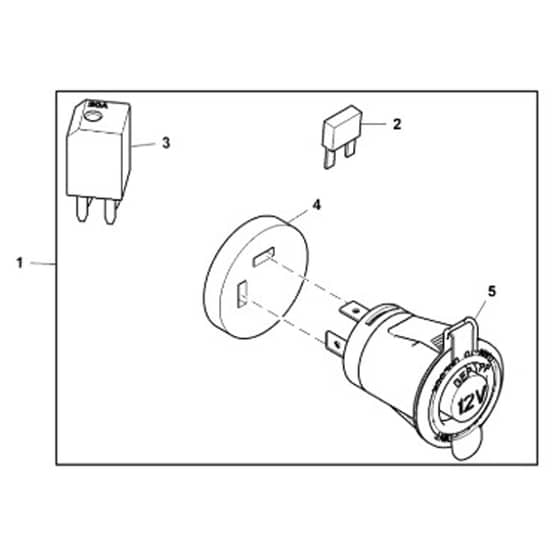 John Deere X950R - PC11965 - Power Port - ST766536
