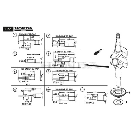 XA 53 HS - 2015 - 292148033/C15 - Castel Garden Rotary Mower Crankshaft Diagram