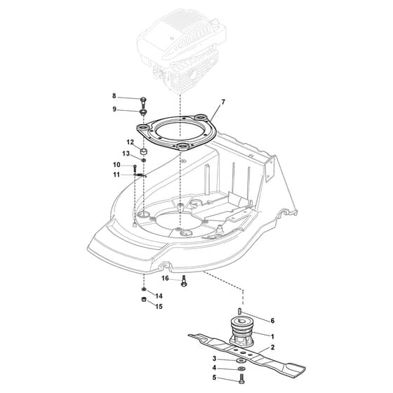 XAP 55 MHS - 2013 - 292147098/IMB - Castel Garden Rotary Mower Blade Diagram