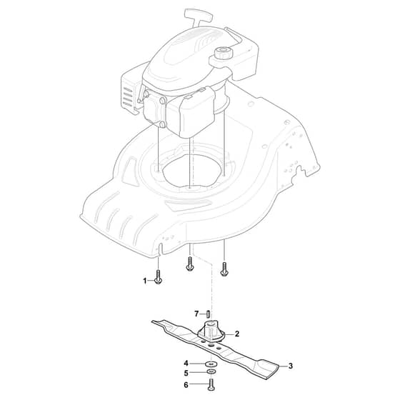 XC 48 - 2020-2021 - 295481043/CX - Castel Garden Rotary Mower Blade Diagram