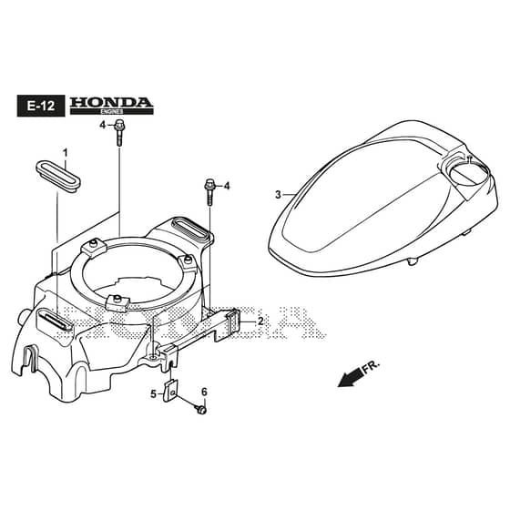 XC 53 HSW - 2020-2021 - 295546833/C20 - Castel Garden Rotary Mower Fan Cover Diagram