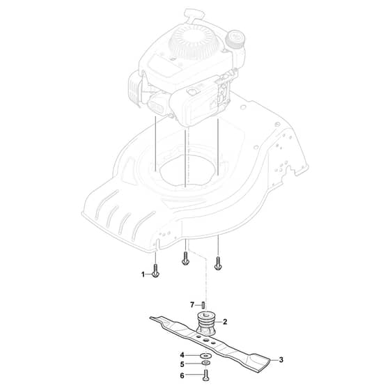 XC 53 SW - 2019-2021 - 295546043/C19 - Castel Garden Rotary Mower Blade Diagram