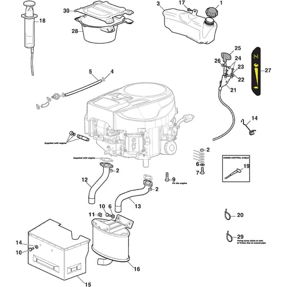 XDC 180 HD - 2020-2021 - 2T2630473/C20 - Castel Garden Ride On Mower Engine Diagram