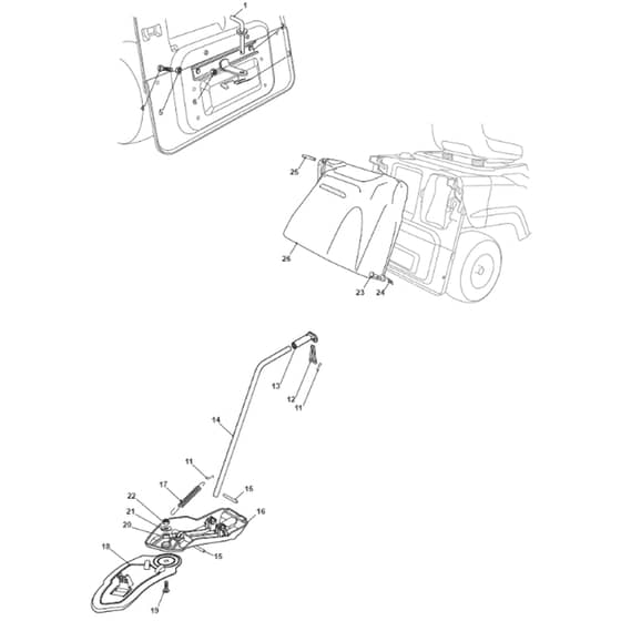 Cobra XE966HDB - Tractor Accessories Diagram