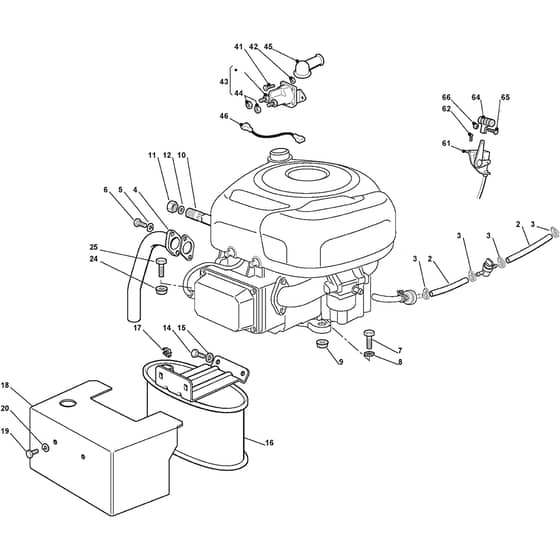 XG 140 HD - 2008 - 299964376/08 - Castel Garden Ride On Mower Engine Diagram