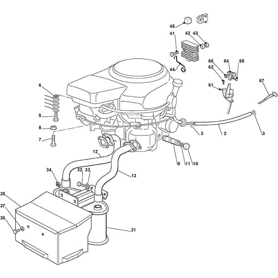 XG 145 HD - 2009 - 2T2643673/09 - Castel Garden Ride On Mower Engine Diagram