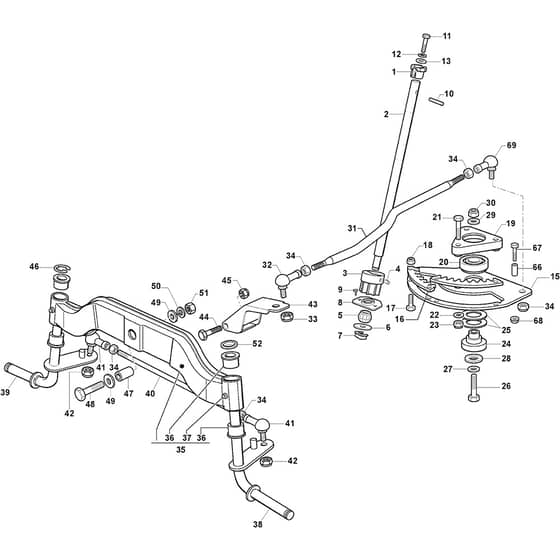 XLR 220 HD - 2017-2019 - 2T1845273/C17 - Castel Garden Ride On Mower Steering Diagram