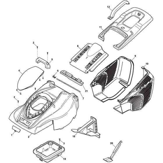 XP 36 - 2014 - 294340063/C14 - Castel Garden Rotary Mower Deck Diagram
