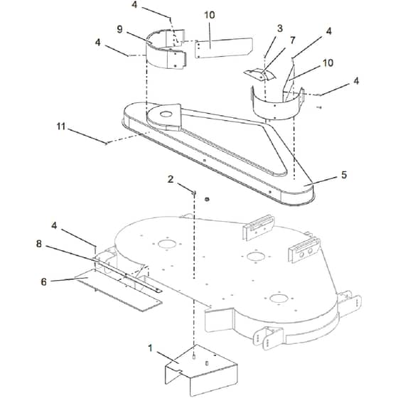 Countax Xrd Deck 42" - From 01-09-2015 - 04 42 Xrd Deck Guards