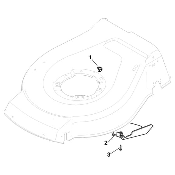 XS 43 BR - 2014-2015 - 299434023/C14 - Castel Garden Rotary Mower Protection Belt Diagram