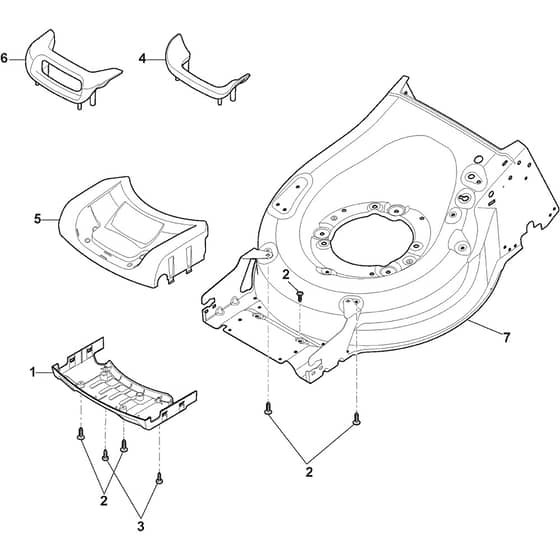 XS 50 S Li - 2018-2019 - 294502003/C18 - Castel Garden Rotary Mower Mask Diagram